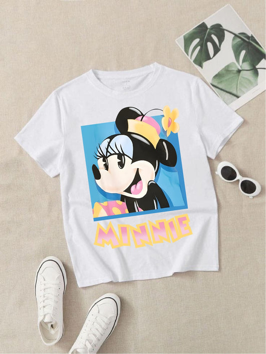 Minnie mouse women's regular fit tshirt