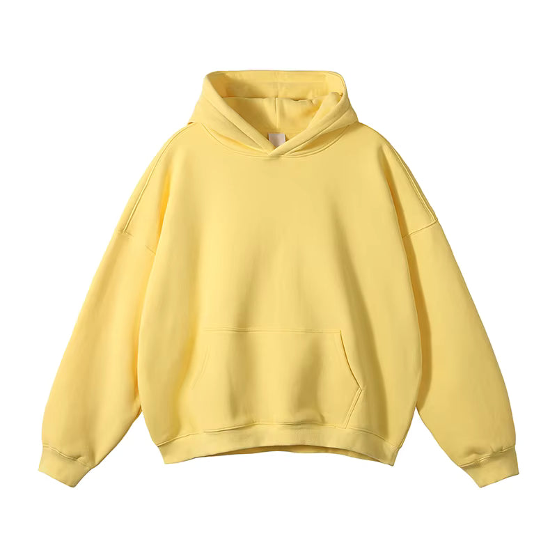 Basic Hoodie Light Yellow